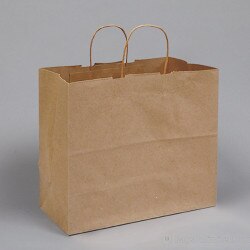 Natural Kraft Paper Shopping Bags w